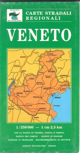 Cartina stradale veneto - veneto., scala