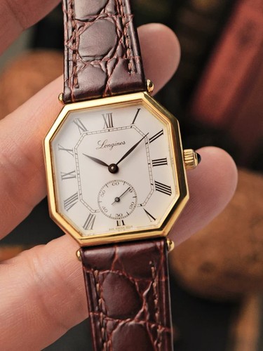 Longines ottagonale bianco
