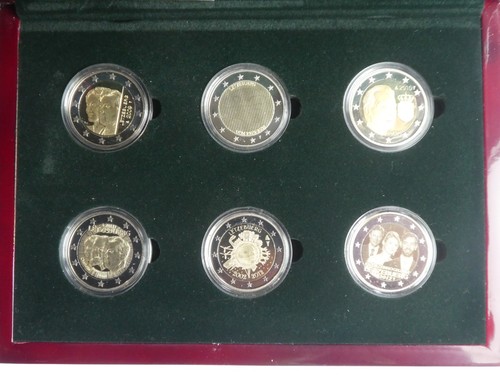 Euro lussemburgo - 6x, 2