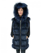 Gilet in pelliccia di volpe 50