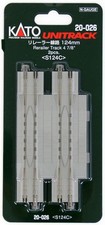 KATO 20-026 Unitrack Rerailer 124 mm 2 pezzi scala N binario di reinserimento nuovo