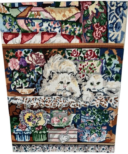 Needlepoint gatti persiani - needlepoint,