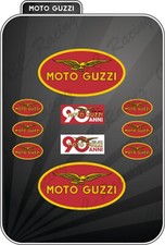  10 Adesivi Sticker MOTO GUZZI varie misure 