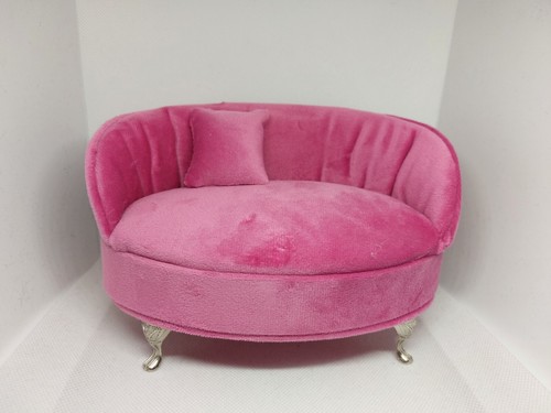 Portagioie velluto rosa divano - portagioie,