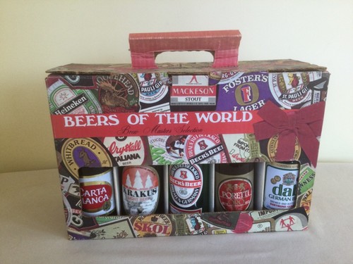 Bottiglie birra vuote vintage - birra,