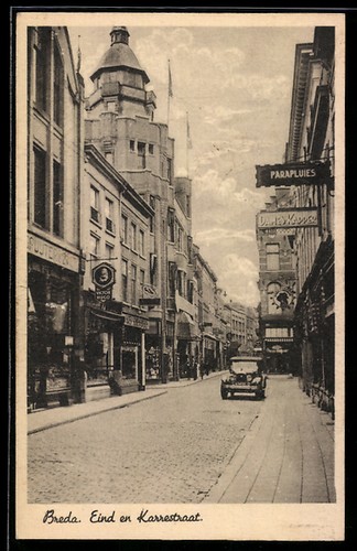 Cartolina breda eind - eind, en