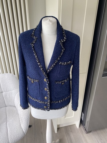 Zara blu navy - zara, giacca