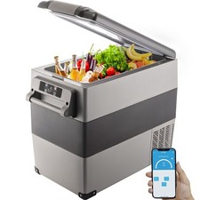 VEVOR Frigorifero Compressore Portatile 55L Frigo per Auto 12V/24V o 110/220V