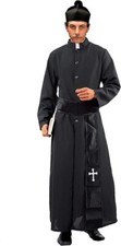 Carnevale costume prete uomo - carnevale,