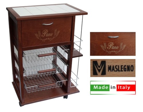 Carrello vesuvio porta - porta, pane