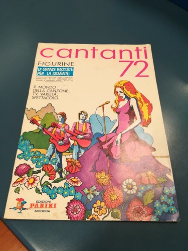 Album figurine panini - album, cantanti
