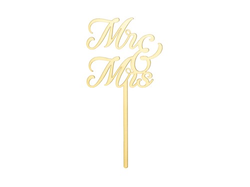 Cake topper mrs 16 5 - 16,5, x