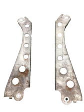 Coppia Staffa Supporto Pedana Anteriore Yamaha Majesty 400 Anno 2004/2010