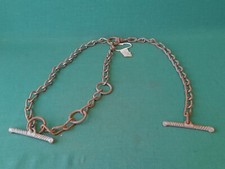 VECCHIA CATENA DA STALLA MANGIATOIA IN FERRO BATTUTO E FORGIATO. BS51