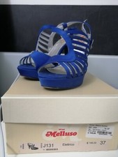 Scarpe da cerimonia per donna Melluso, colore blu elettrico, numero 37, usate
