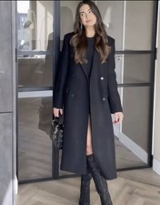 ZARA WOMAN NWT FW22 WOOL BLEND OVERSIZED COAT LIMITED EDITION SIZE M 8421/823