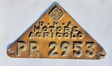 PARMA CONFEDERAZIONE FASCISTA AGRICOLTORI TARGA UMA UTENTI MOTORI AGRICOLI