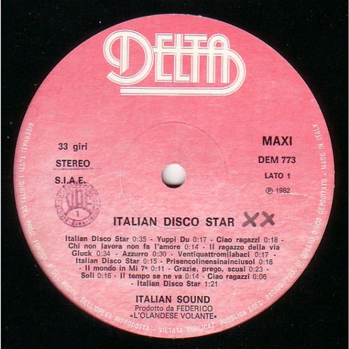Italian sound disco - sound,