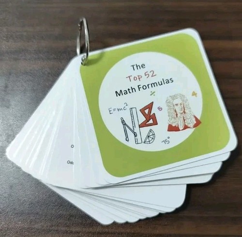 Flashcard formula - 52,