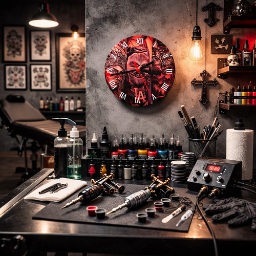 Orologio tatuaggi numeri - tatuaggi,