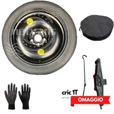 RUOTINO SCORTA 17" PER TOYOTA COROLLA CON CRIC OMAGGIO + GUANTI E SACCA