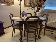 Sedie sala da pranzo antiche stile Luigi XVI.Set da 4 sedie