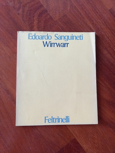 Edoardo sanguineti wirrwarr - edoardo,