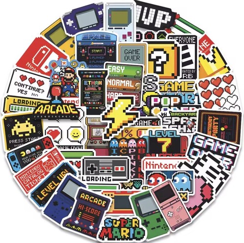 Adesivi gaming arcade - adesivi,
