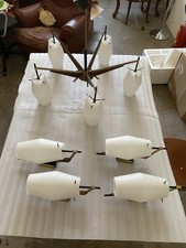 Set Lampadario Da Soffito+4applique Stilnovo