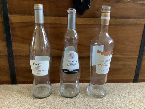 Clear glass empty - x, 75
