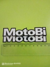 MOTOBI 113MM COPPIA ADESIVI STICKER STICKERS DECALCOMANIA Fondo Di Magazzino 