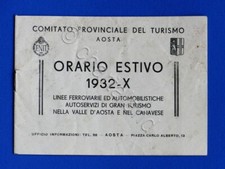 Ferrovie - Orario Estivo Aosta