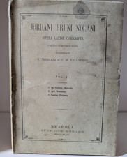 1886 GIORDANO BRUNO Opera