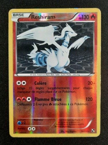 Carte pokémon reshiram holo - :,