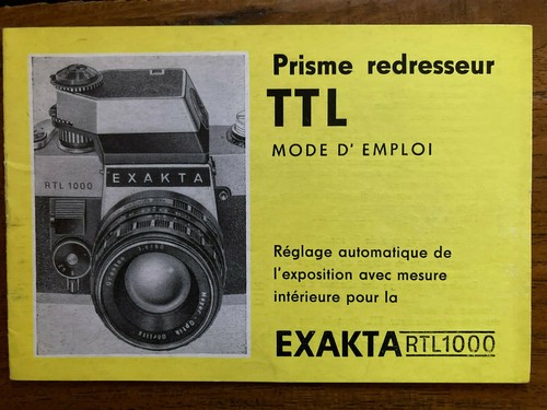Exakta rtl 1000 - prisme, ttl