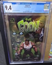 THE GOON #1 CGC 9.4 AVATAR PRESS 1999 1° APPARIZIONE COMPLETA di THE GOON! POWELL
