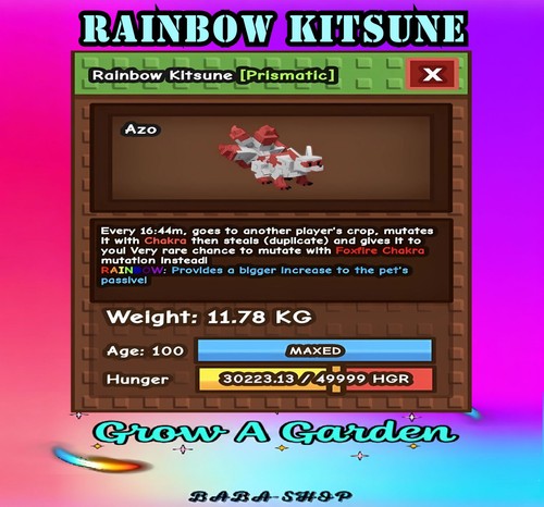 Grow garden rainbow - 💥,