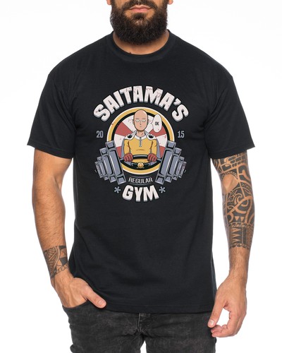 Saitama gym shirt - saitama, t-shirt