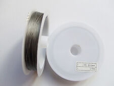 50mt /rotolo di filo in acciaio rivestito di Nylon 0.3mm x bracciale,collana 