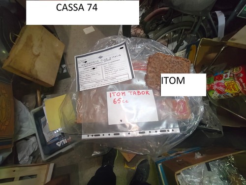 Moto epoca itom tabor 65cc - moto,