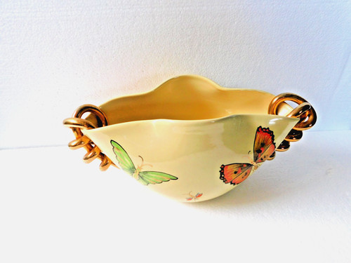 Vaso farfalla ceramica rometti - farfalla,