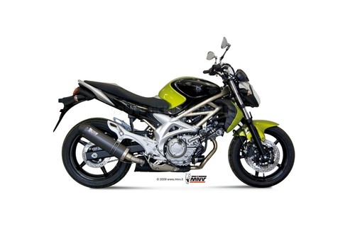 Scarico mivv oval carbonio con - scarico,