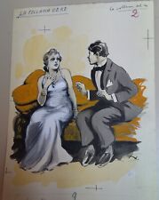 DOMENICO NATOLI  8 tempere originali  1950 per I romanzi del Corriere