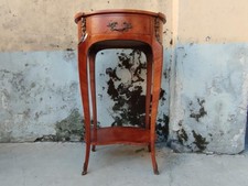 ANTICO TAVOLINO OVALE FAGIOLO FAGIOLINO IN LEGNO IMPIALLACCIATO STILE LUIGI XV