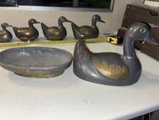 8 Vintage MCM 1960s Pewter