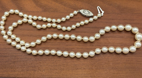 Collana oro bianco - collana, in