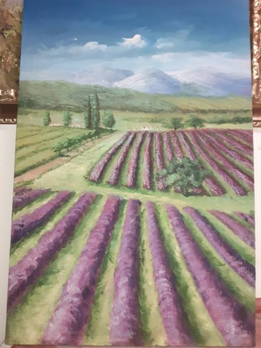 Quadro paesaggio dipinto - quadro,