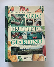 ORTO -FRUTTETO -GIARDINO -GRANDE LIBRO - DEMETRA