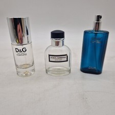 3 empty perfume/ aftershave