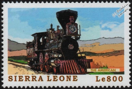 Timbro locomotiva treno